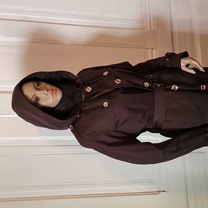 Michael Michael Kors Hooded & Belted Trench